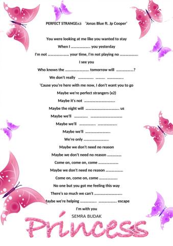 Let's listen and fill the gaps