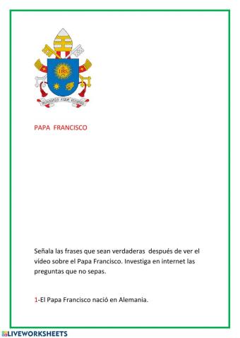 Papa Francisco