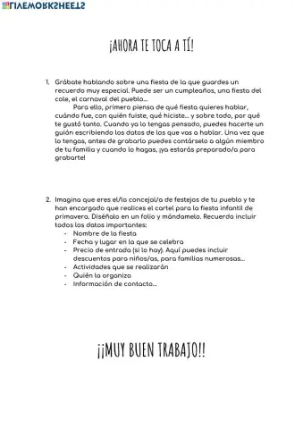 EXPRESIÓN oral y escrita