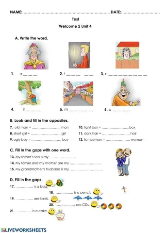 Welcome 2 unit 4 test