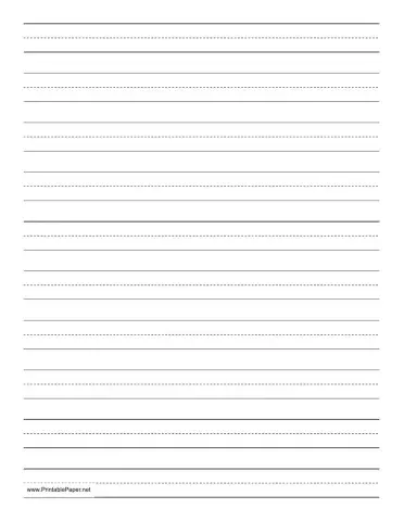 Blank Writing Page