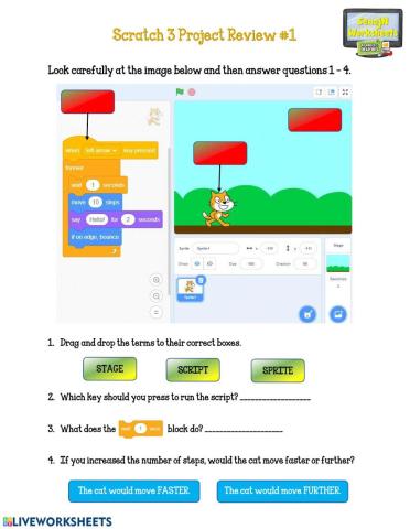 Introduction to Scratch 3 Review -1