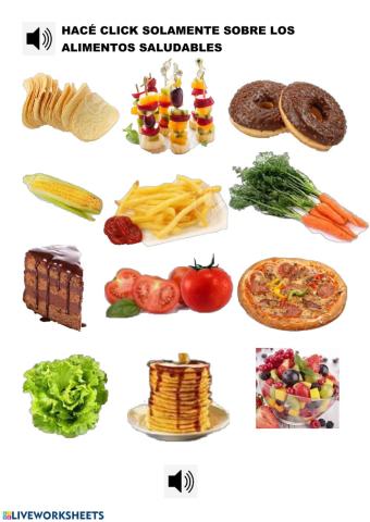 Alimentos saludables
