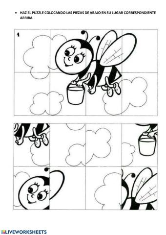 Puzzle abeja