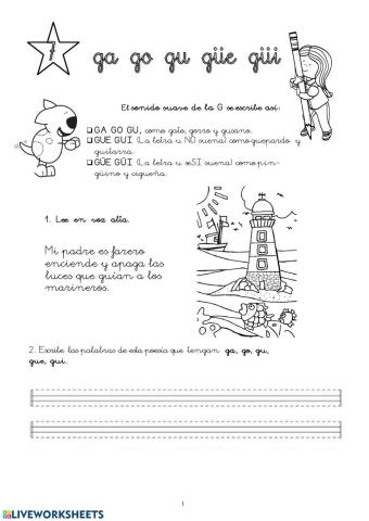 Ga gue gui güe güi