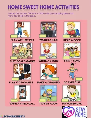 Home activities