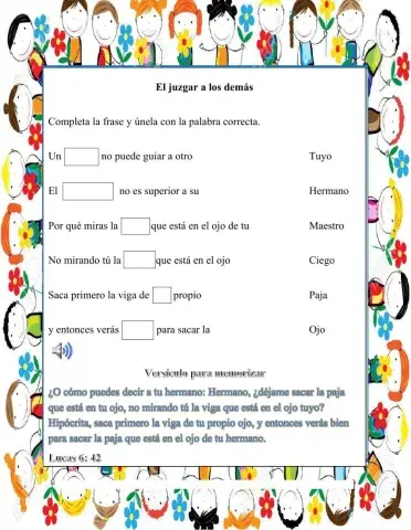 El juzgar a los demás 