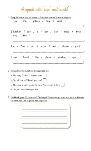 Requests with CAN and COULD