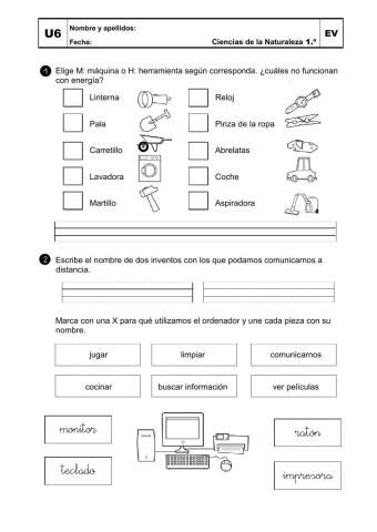 Máquinas y herramientas