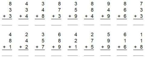 Addition of 3 Numbers