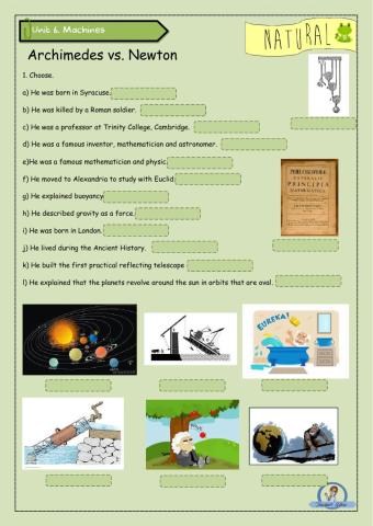 Archimedes and Newton