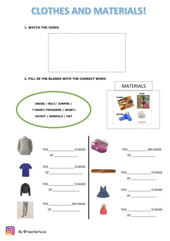 Clothes materials