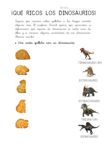 Qué ricos los dinosaurios