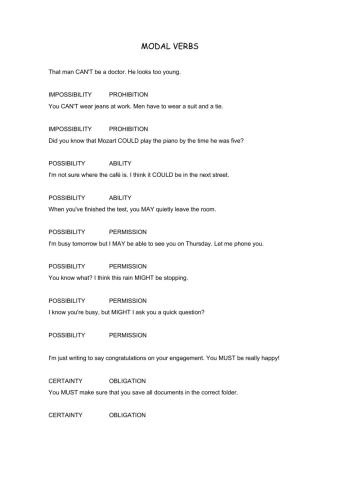 Use of language-Modalverbs