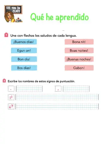 Evaluación unidad 12 Lengua 1º
