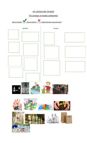 Ich schütze die Umwelt