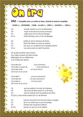 Chanson -  On ira - Zaz