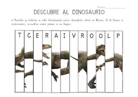 Descubre al dinosaurio