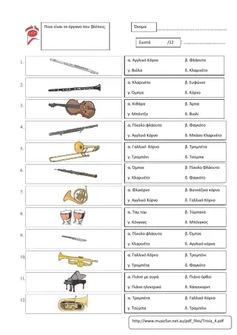 Οργανογνωσία 1