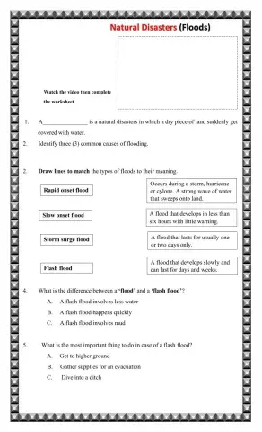 Natural disasters (Floods)