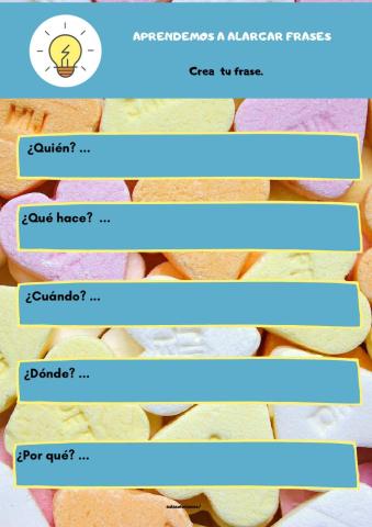 Aprendemos a alargar frases 6