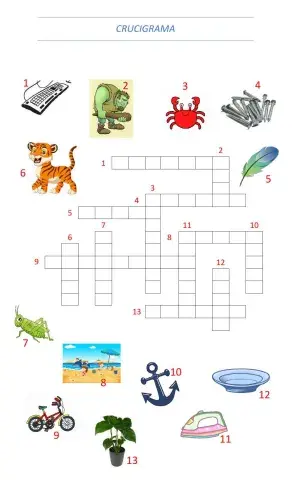 Crucigrama -1 DE JUNIO