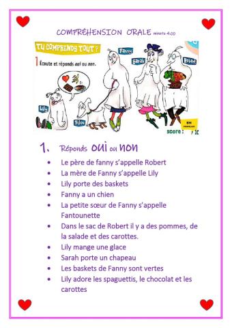 Compréhension orale