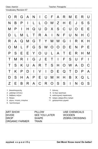 Asenior Wordsearch67