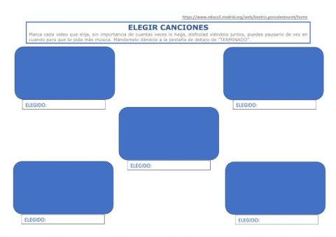 Elección de Canciones