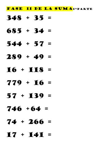 Fase 11 de la suma 1ª parte