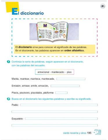 LENGUA 1-12 junio p4 diccionario