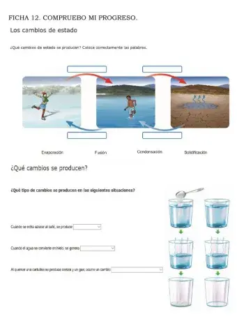 Cambios en los materiales