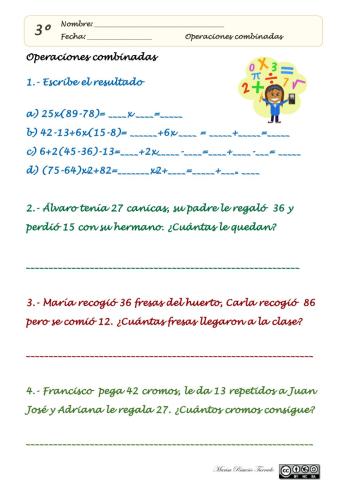 Operaciones Combinadas