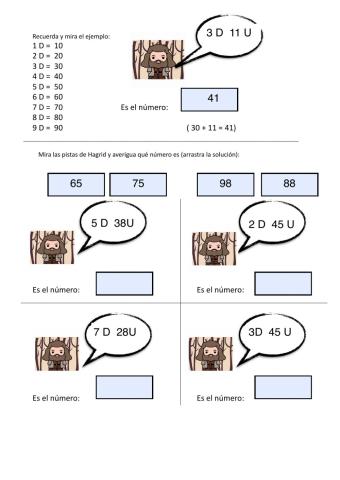 componer números U y D (II) ABN