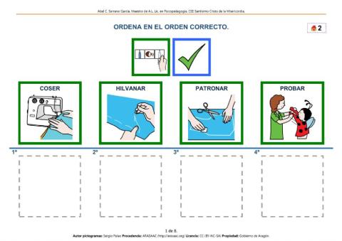 Secuencias temporales - 4 viñetas - CASA 2