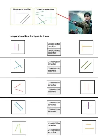 líneas paralelas y secantes