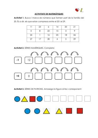 Fitxa repàs matemàtiques