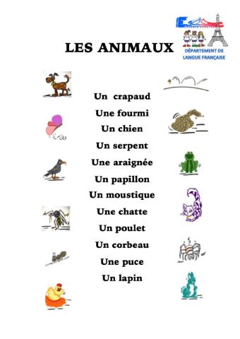 Les animaux