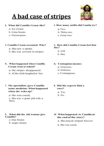 A bad case of stripes