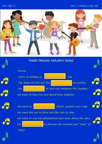 Tiger Tracks Holiday Song