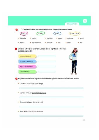 Adverbios, dous puntos, raia, siglas