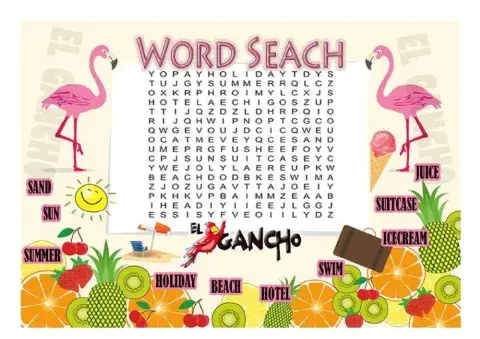 Sopa de letras summer