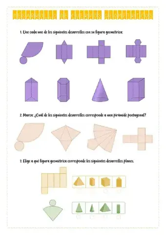Desarrollo de figuras geométricas