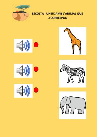 Animals de la sabana