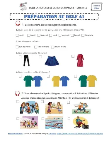 Préparation au DELF A1