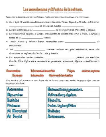 Musulmanes y difusión cultural