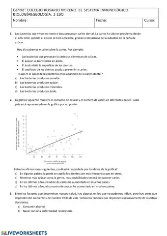 Test sistema  inmune