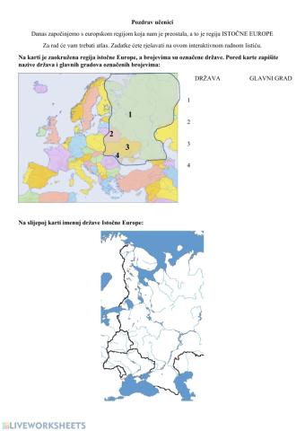 Države Istočne Europe,uvod