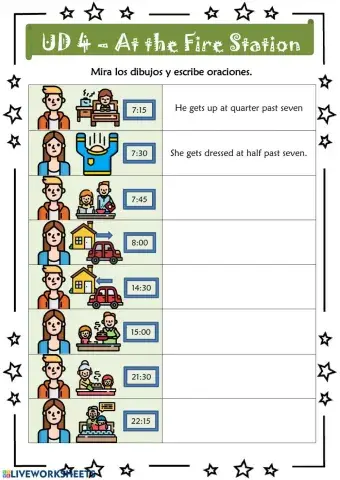 At the Fire Station - 4º UD 4 - Ficha 18