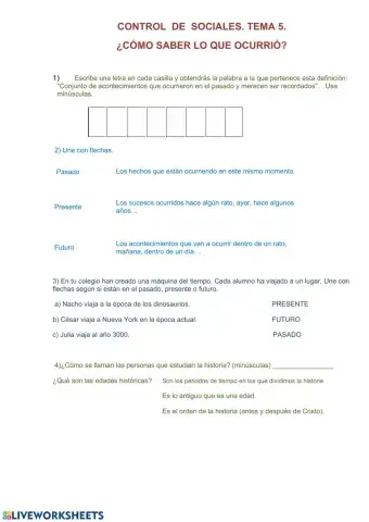 Control 3º tema 5 sociales